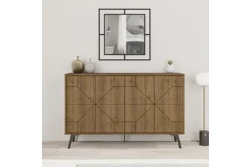 Dune Konsolbord 123x77,4 cm Brun/Hvid - Hanah Home - Møbler - Borde - Aflastningsbord - Entrébord