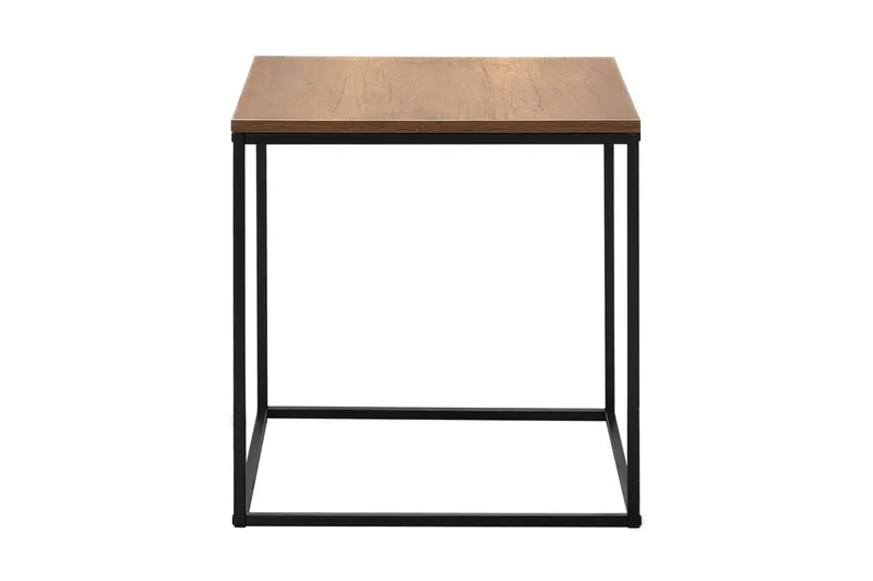 Ajmit Sidebord 50x52 cm Brun - Hanah Home - Møbler - Borde - Aflastningsbord - Lampebord