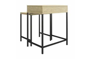 Tamlin Sidobord 56x40 cm Brun Dorel Home Brown - Møbler - Borde - Aflastningsbord - Bakkebord & små borde