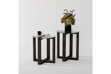 Liepene Sidebord 45x40 cm Sort - Hanah Home - Møbler - Borde - Aflastningsbord - Lampebord
