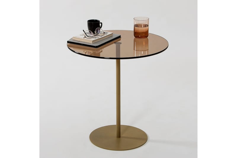 Chill-Out Sidebord 50x50 cm Guld/Bronze - Hanah Home - Møbler - Borde - Aflastningsbord - Lampebord