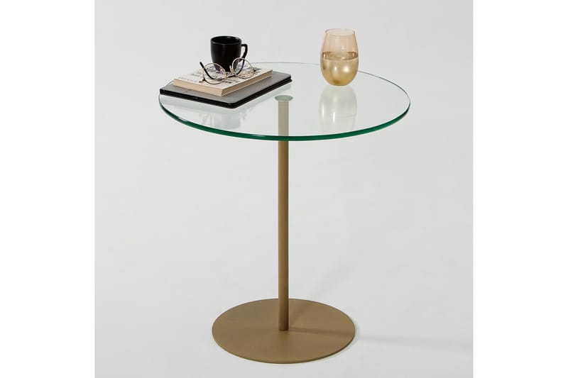Chill-Out Sidebord 50x50 cm Guld - Hanah Home - Møbler - Borde - Aflastningsbord - Lampebord