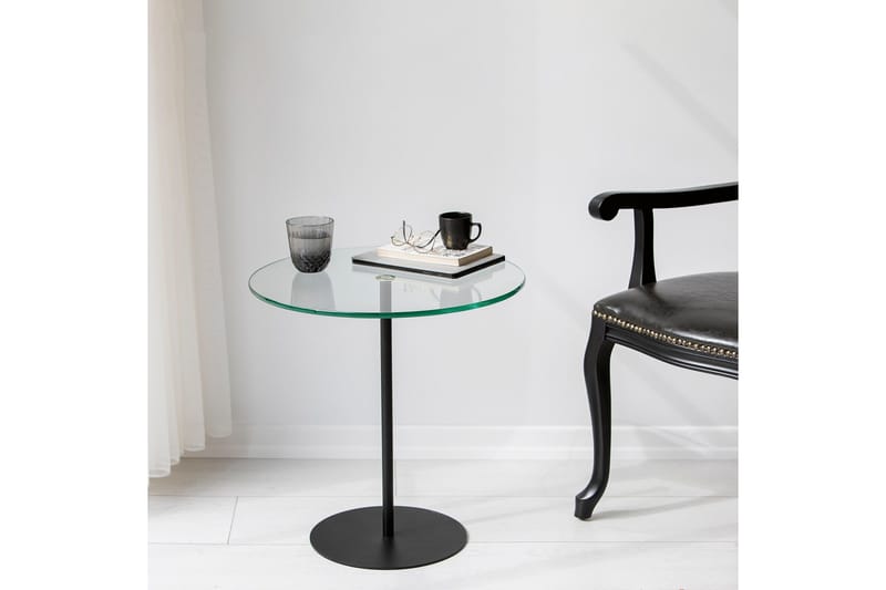 Chill-Out Sidebord 50x50 cm Sort - Hanah Home - Møbler - Borde - Aflastningsbord - Lampebord