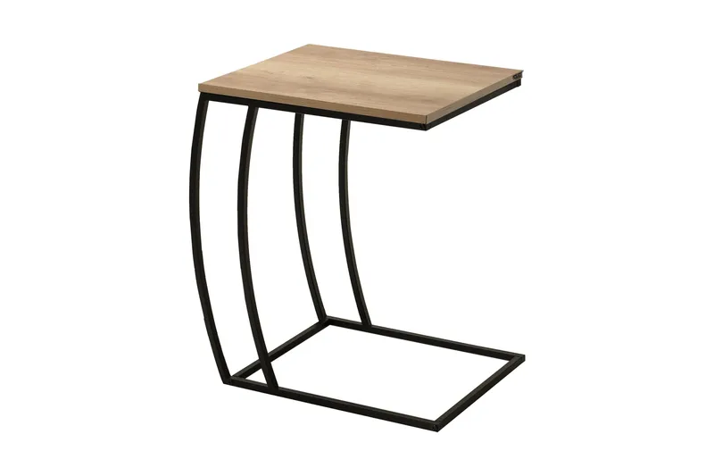 Ajmit Sidebord 50x62 cm Brun/Sort, Hanah Home