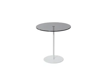 Chill-Out Sidebord 50x50 cm Hvid/Mørkegrå