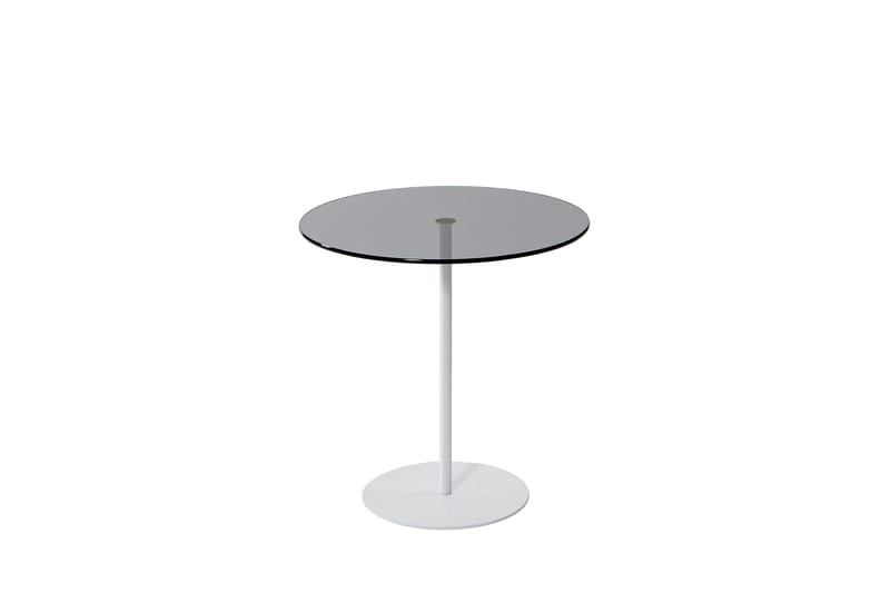 Chill-Out Sidebord 50x50 cm Hvid/Mørkegrå - Hanah Home - Møbler - Borde - Aflastningsbord - Lampebord