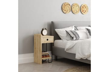Sirius Natbord 32x30 cm Lys Brun - Hanah Home - Møbler - Borde - Aflastningsbord - Sengebord