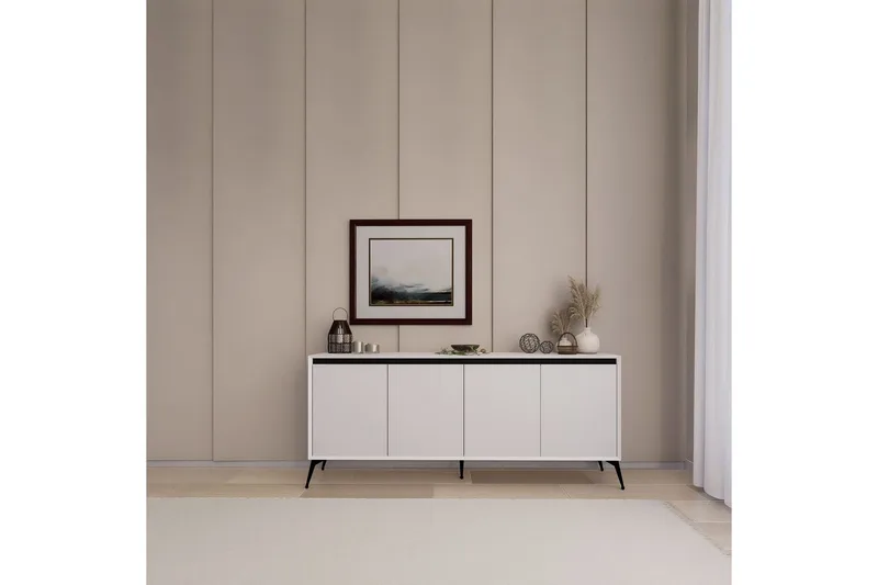 Adilen Konsolbord 180 cm - Hvid - Møbler - Borde - Aflastningsbord - Entrébord