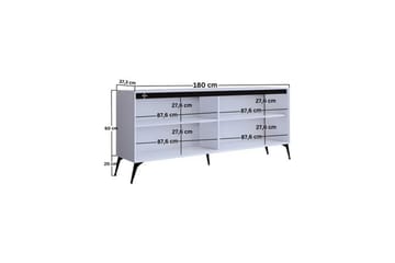 Adilen Konsolbord 180 cm - Hvid - Møbler - Borde - Aflastningsbord - Entrébord