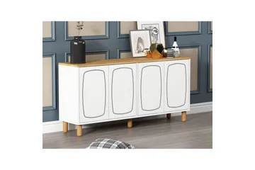 Adrin Konsolbord 150 cm - Eg/Hvid - Møbler - Borde - Aflastningsbord - Entrébord