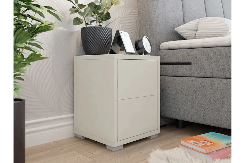 Agawal Natbord 30 cm - Beige - Møbler - Borde - Aflastningsbord - Sengebord