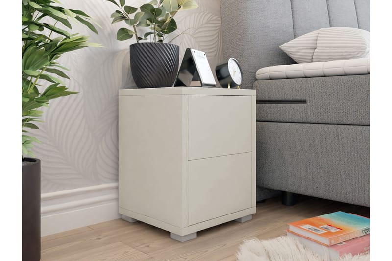 Agawal Natbord 30 cm - Beige - Møbler - Borde - Aflastningsbord - Sengebord