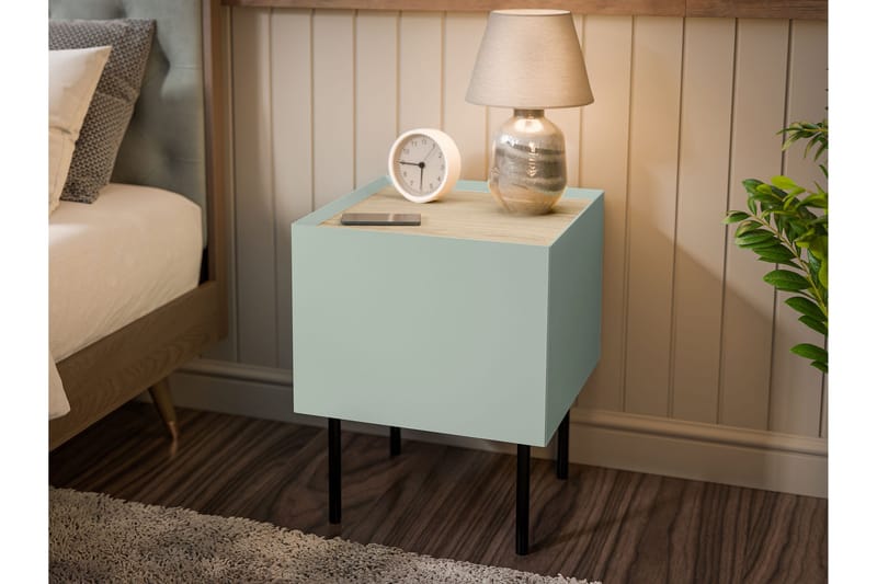Akie Natbord 40 cm - Grøn - Møbler - Borde - Aflastningsbord - Sengebord