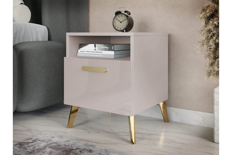 Akihiko Natbord 40 cm - Cashmere - Møbler - Borde - Aflastningsbord - Sengebord