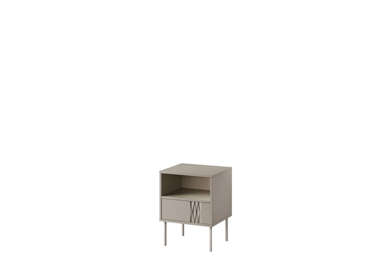 Akiko Natbord 44 cm - Beige - Møbler - Borde - Aflastningsbord - Sengebord