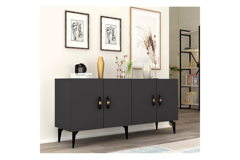 Albanien Konsolbord 150 cm - Antracit - Møbler - Borde - Aflastningsbord - Entrébord