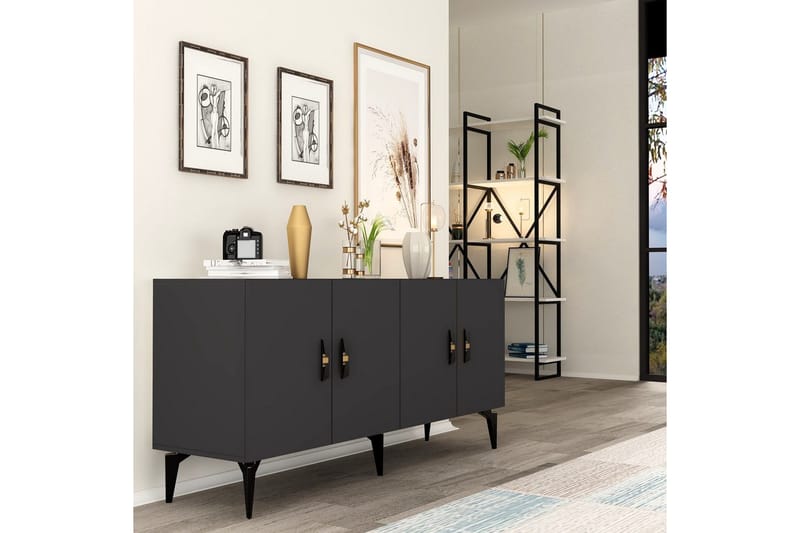 Albanien Konsolbord 150 cm - Antracit - Møbler - Borde - Aflastningsbord - Entrébord