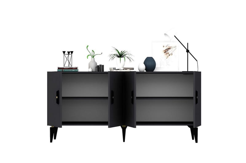 Albanien Konsolbord 150 cm - Antracit - Møbler - Borde - Aflastningsbord - Entrébord