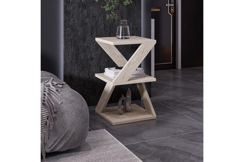 Albeni Sidebord 30 cm - Beige - Møbler - Borde - Aflastningsbord - Lampebord