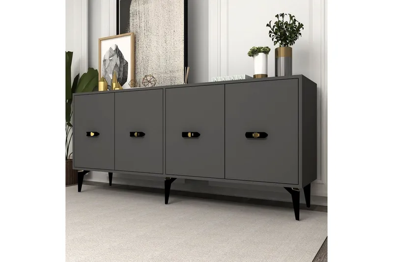 Algeria Konsolbord 180 cm - Antracit - Møbler - Borde - Aflastningsbord - Entrébord