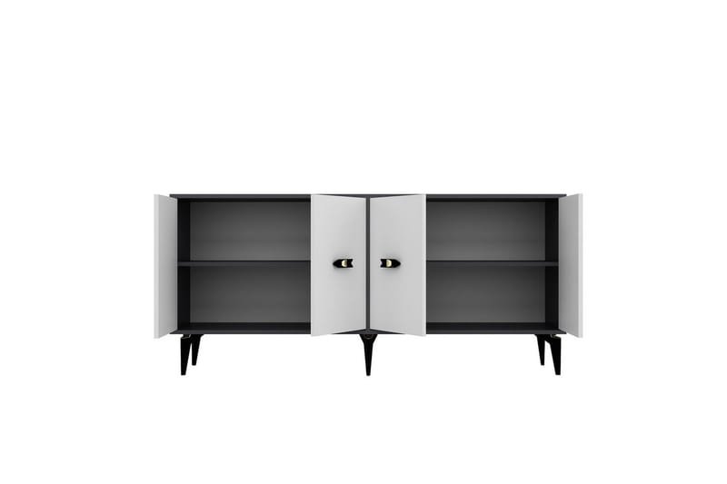 Algeria Konsolbord 180 cm - Antracit/Hvid - Møbler - Borde - Aflastningsbord - Entrébord