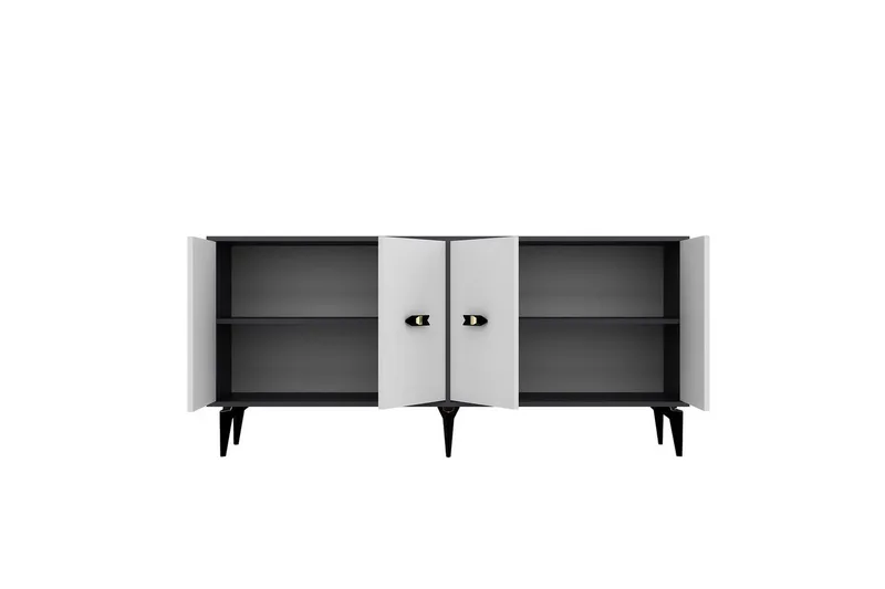 Algeria Konsolbord 180 cm - Antracit/Hvid - Møbler - Borde - Aflastningsbord - Entrébord