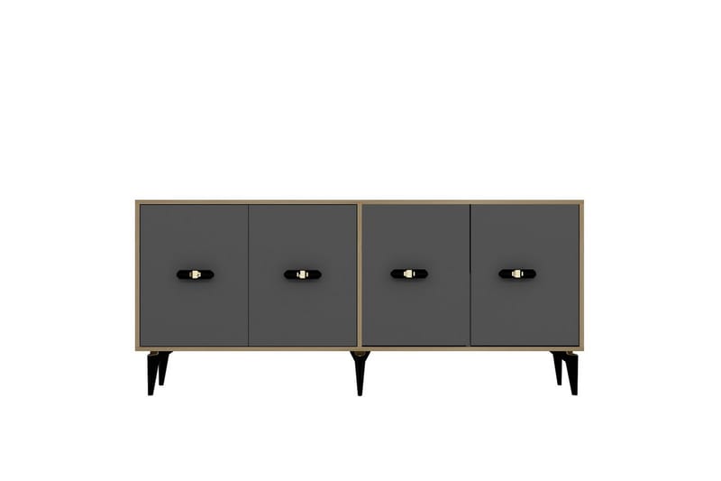 Algeria Konsolbord 180 cm - Eg/Antracit - Møbler - Borde - Aflastningsbord - Entrébord