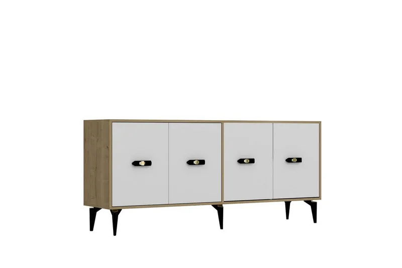 Algeria Konsolbord 180 cm - Eg/Hvid - Møbler - Borde - Aflastningsbord - Entrébord