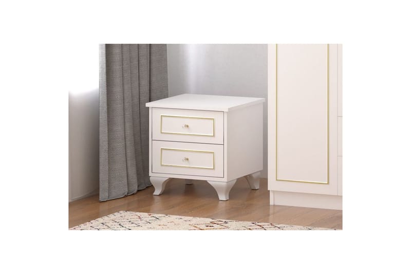 Alwen Natbord 45 cm - Mat Hvid - Møbler - Borde - Aflastningsbord - Sengebord