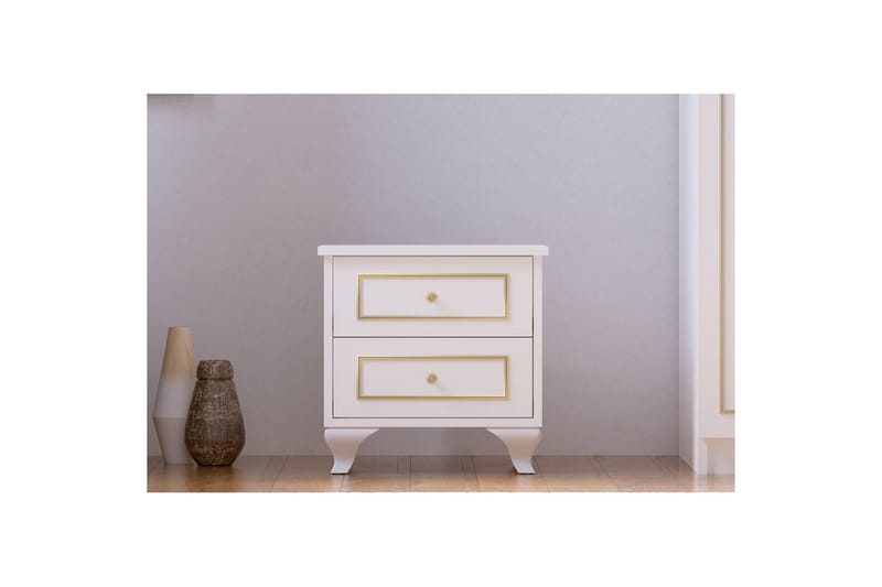 Alwen Natbord 45 cm - Mat Hvid - Møbler - Borde - Aflastningsbord - Sengebord