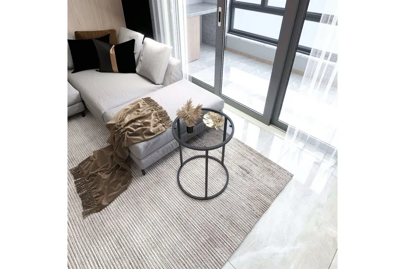 Alyasmin Sidebord 42 cm - Sort - Møbler - Borde - Aflastningsbord - Lampebord