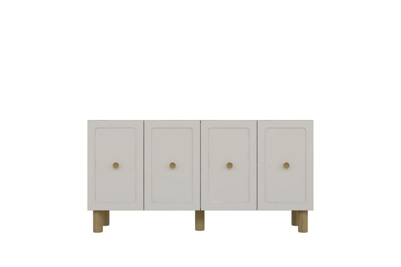 Amarinda Konsolbord 150 cm - Mellemfarvet træ/Hvid - Møbler - Borde - Aflastningsbord - Entrébord