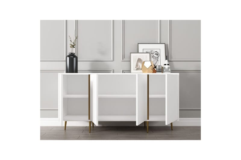 Ampelio Konsolbord 150 cm - Hvid - Møbler - Borde - Aflastningsbord - Entrébord