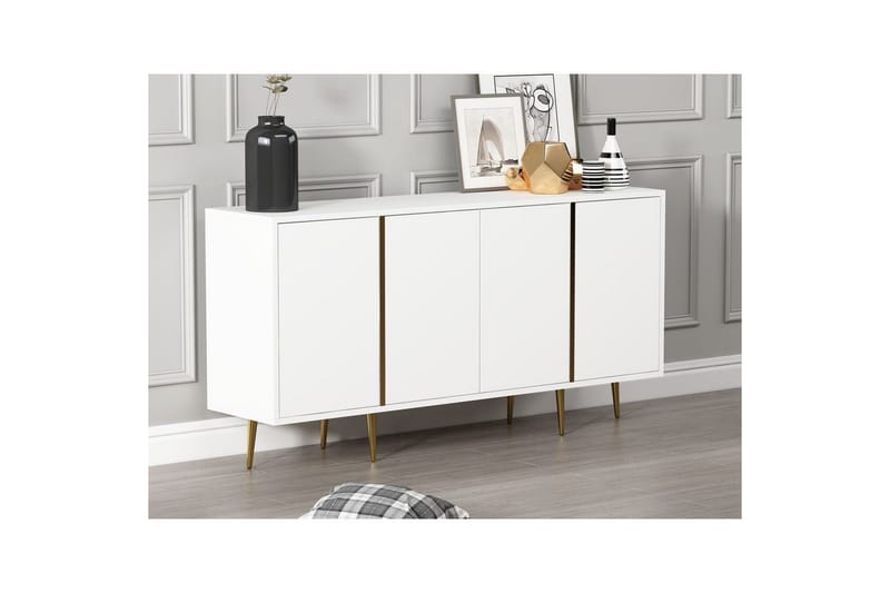 Ampelio Konsolbord 150 cm - Hvid - Møbler - Borde - Aflastningsbord - Entrébord