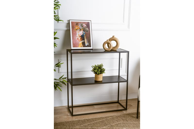 Andas Sidobord 80 cm - Sort - Møbler - Borde - Aflastningsbord - Lampebord
