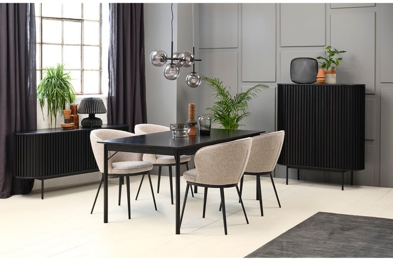 Angelique Konsolbord 160 cm - Sort - Møbler - Borde - Aflastningsbord - Entrébord