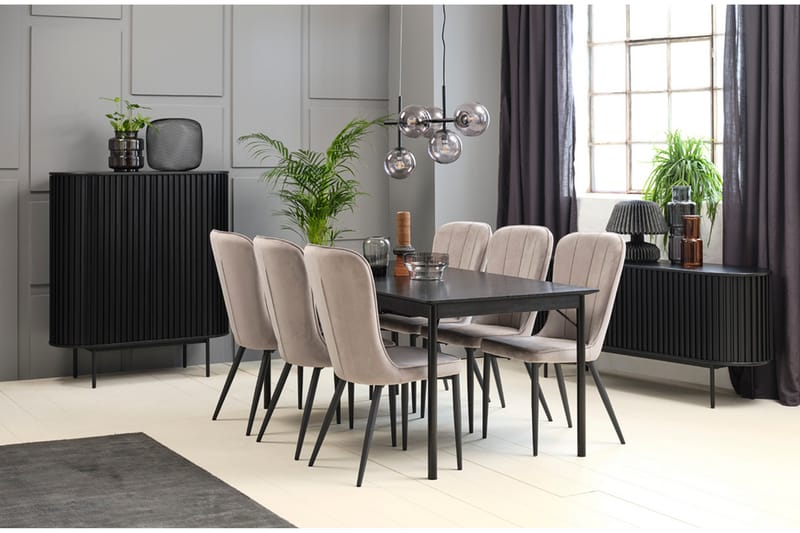 Angelique Konsolbord 160 cm - Sort - Møbler - Borde - Aflastningsbord - Entrébord