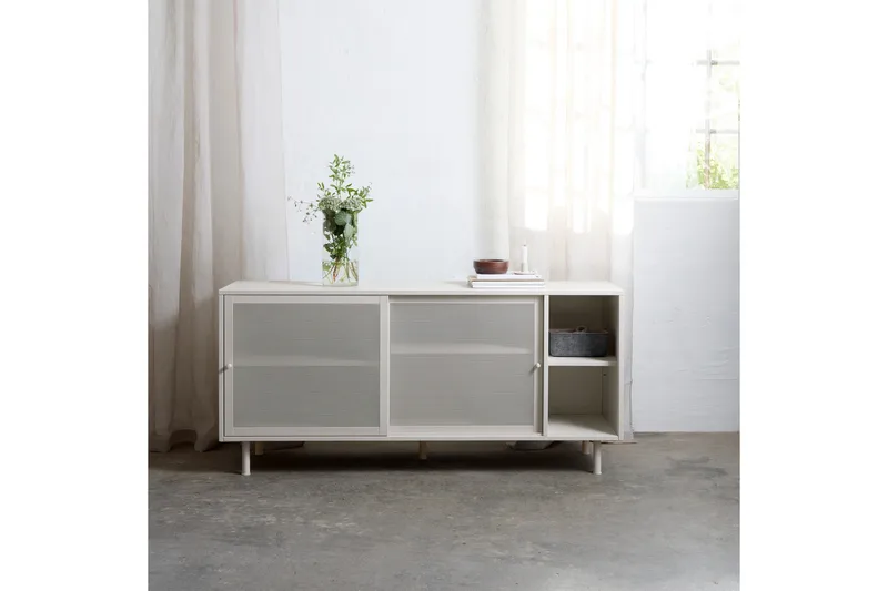 Annabel Konsolbord 160 cm - Lysegrå - Opbevaring - Opbevaringsmøbler - Skænke & sideboards
