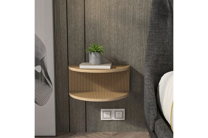 Antigua Natbord 45 cm - Brun - Møbler - Borde - Aflastningsbord - Sengebord