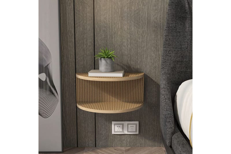 Antigua Natbord 45 cm - Brun - Møbler - Borde - Aflastningsbord - Sengebord