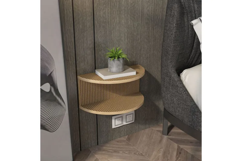 Antigua Natbord 45 cm - Brun - Møbler - Borde - Aflastningsbord - Sengebord