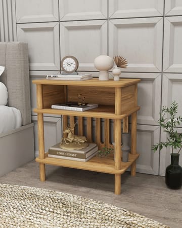 Antigua Sidebord 58 cm - Eg - Møbler - Borde - Aflastningsbord - Lampebord