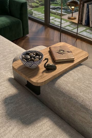 Armlænsbord Homitis Armona Tray II (32 x 10 x 32 cm) Eg - Møbler - Borde - Aflastningsbord - Bakkebord & små borde