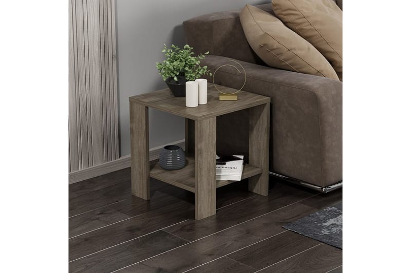 Asrel Sidebord 40 cm - Valnød - Møbler - Borde - Aflastningsbord - Lampebord