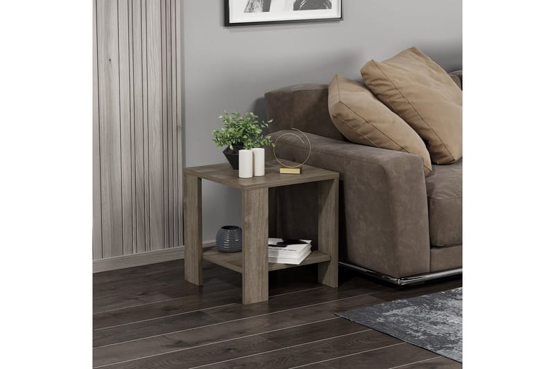 Asrel Sidebord 40 cm - Valnød - Møbler - Borde - Aflastningsbord - Lampebord