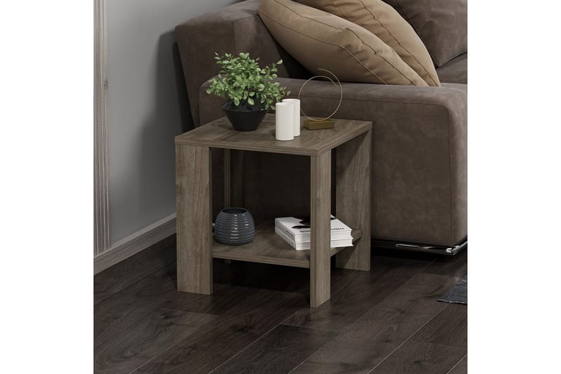 Asrel Sidebord 40 cm - Valnød - Møbler - Borde - Aflastningsbord - Lampebord