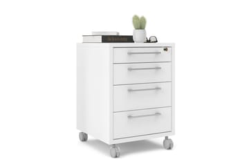 Astric Natbord 48,2 cm - Hvid - Møbler - Borde - Aflastningsbord - Sengebord
