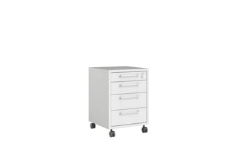 Astric Natbord 48,2 cm - Hvid - Møbler - Borde - Aflastningsbord - Sengebord