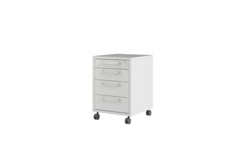 Astric Natbord 48,2 cm - Hvid - Møbler - Borde - Aflastningsbord - Sengebord