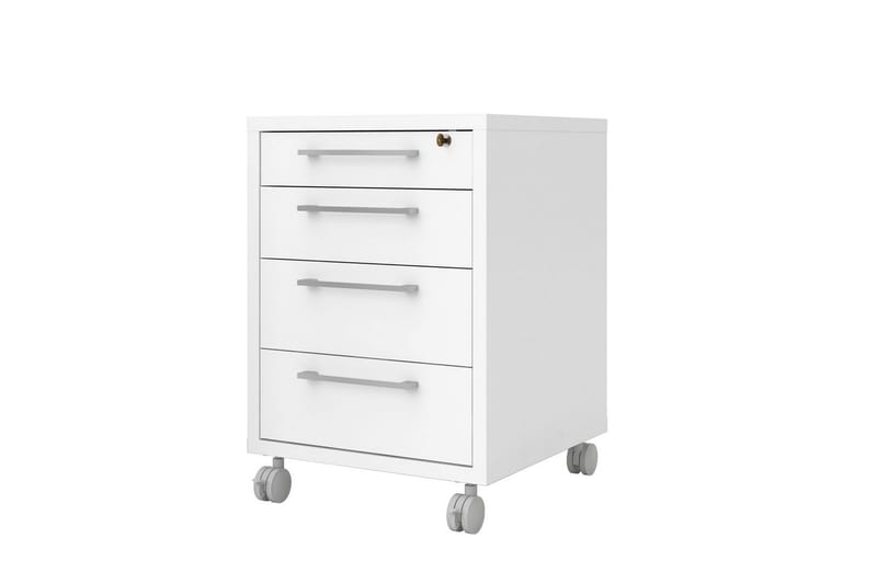 Astric Natbord 48,2 cm - Hvid - Møbler - Borde - Aflastningsbord - Sengebord